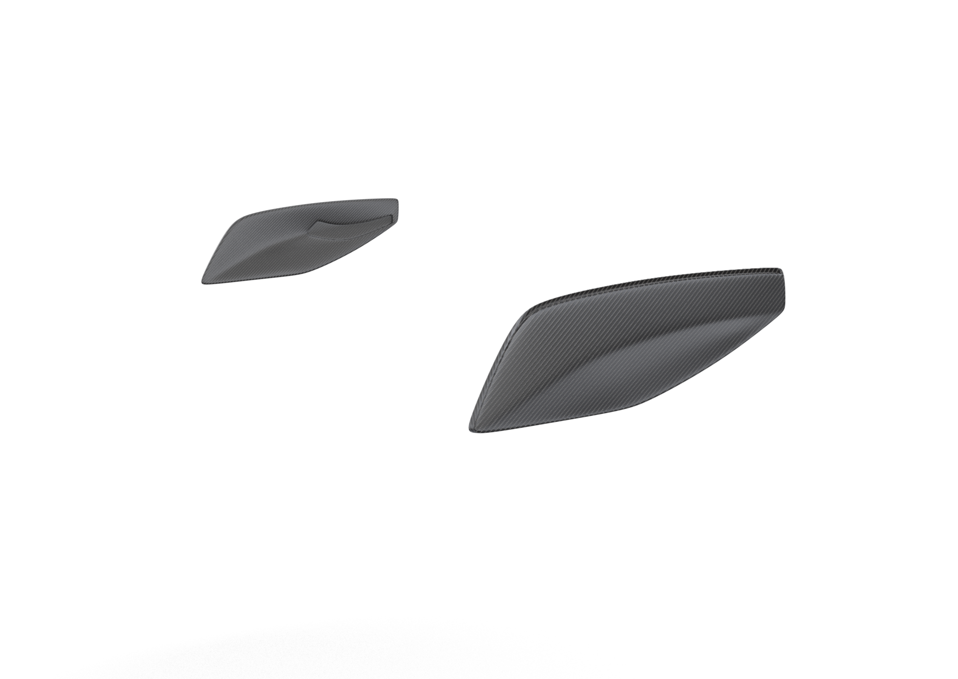 1016 industries PORSCHE 992 GT3RS CARBON FIBER WING TIPS