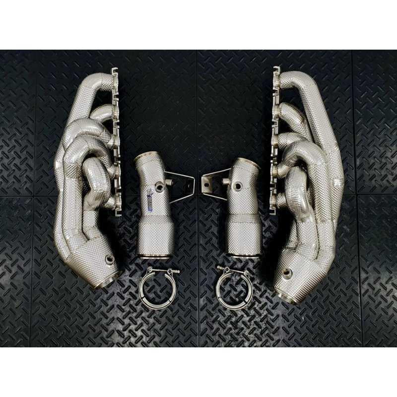 Redstar Stainless Steel (Heat Shielded) Headers for Audi R8 V10