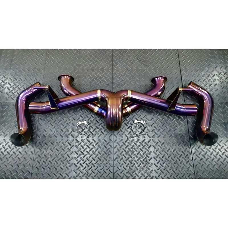 Redstar Stainless Steel (Heat Shielded) High Frequency Exhaust for Audi R8 V10 GEN2