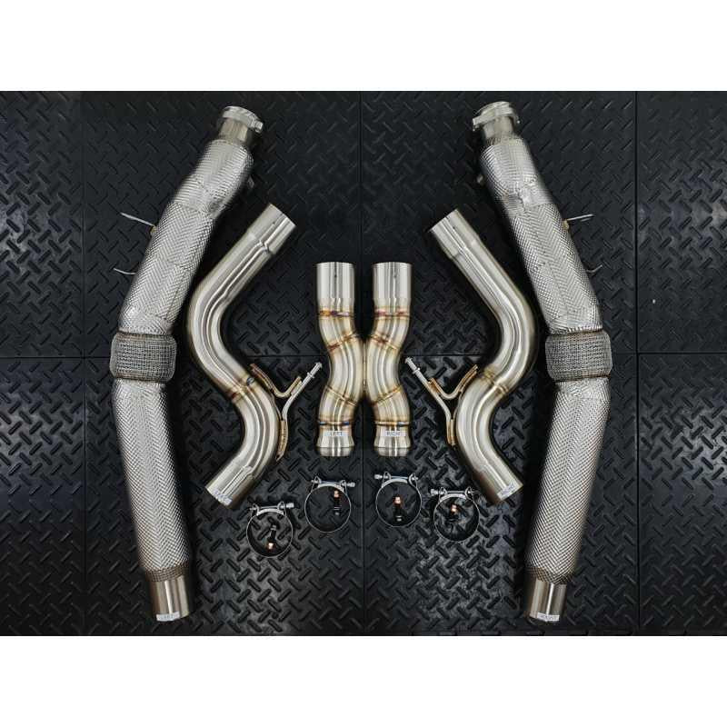 Redstar Downpipes for Mercedes E500 / E550 M273 5.5