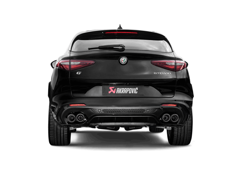 Akrapovic Alfa Romeo Stelvio Quadrifoglio Slip On Line (Titanium)