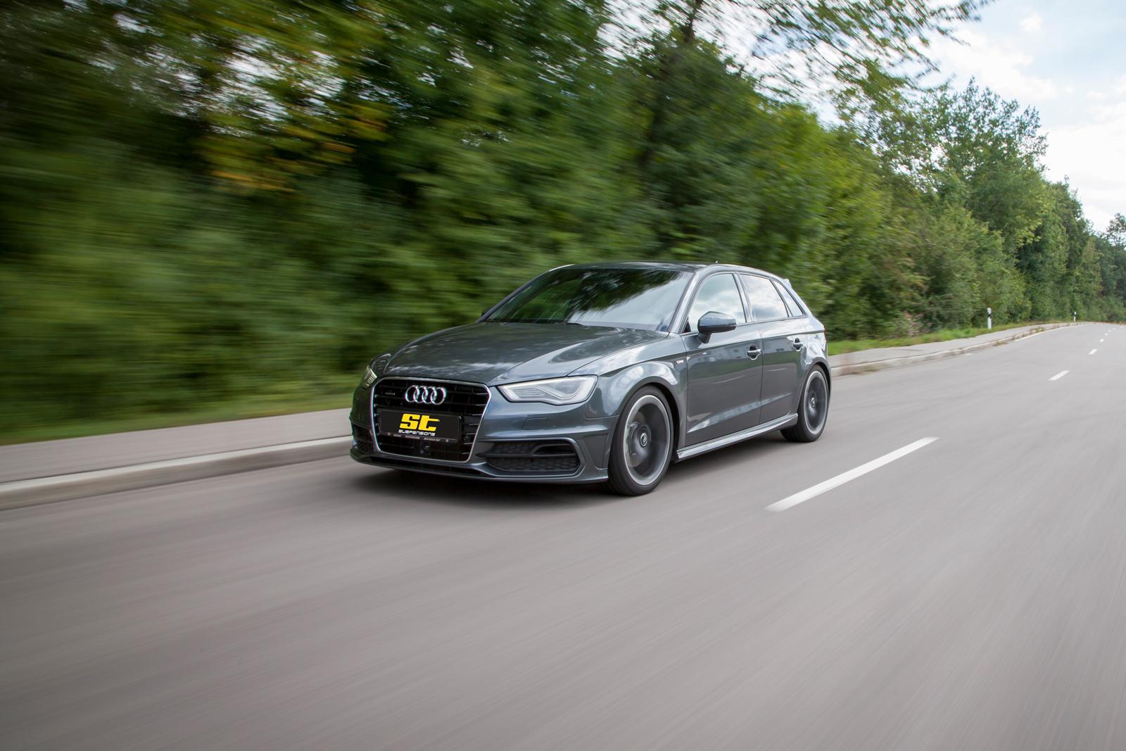 ST Coilovers ST XA galvanized steel (with damping adjustment) AUDI A3 (8V1, 8VK) 04/2012- (1821000G)