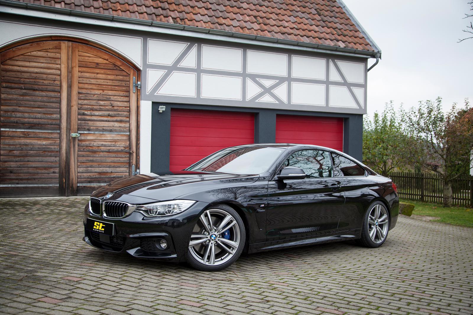 ST Coilovers ST XTA plus 3 galvanized steel (adjustable damping with top mounts) BMW 4 Coupe (F32, F82) 07/2013- (182022080D)