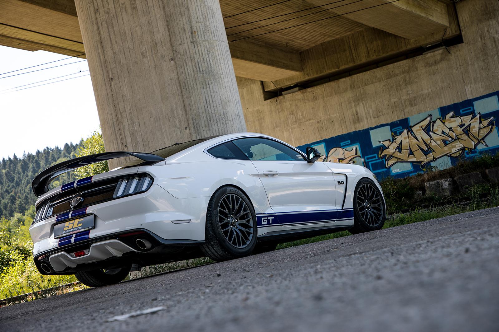 ST Coilovers ST XTA galvanized steel (adjustable damping with top mounts) FORD USA MUSTANG Coupe 02/2014-