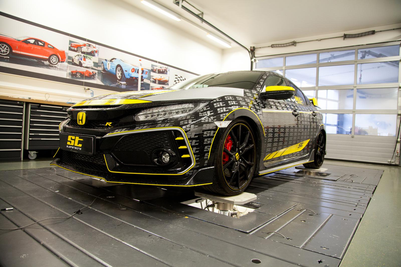 ST Coilovers ST XTA galvanized steel (adjustable damping with top mounts) HONDA CIVIC X Hatchback (FC_, FK_) 09/2016-