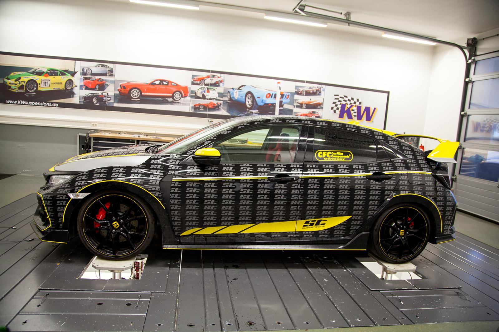 ST Coilovers ST XA galvanized steel (with damping adjustment) HONDA CIVIC X Hatchback (FC_, FK_) 09/2016-