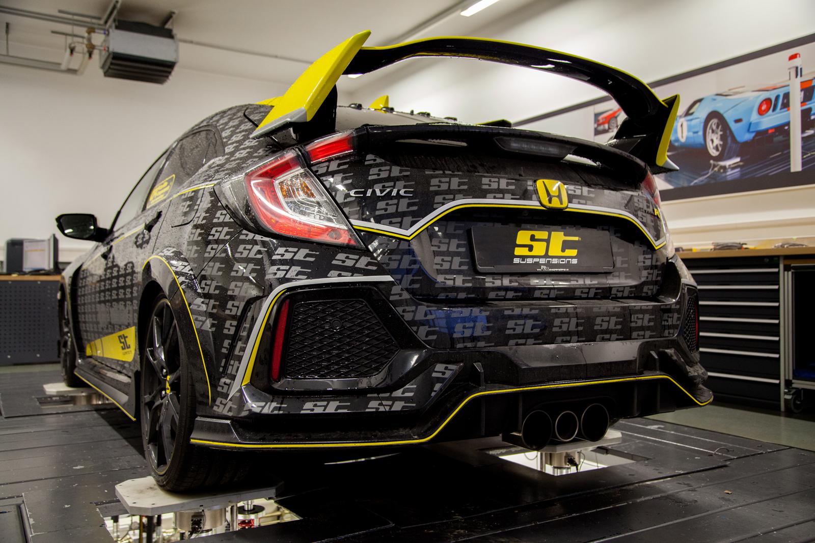 ST Coilovers ST XTA galvanized steel (adjustable damping with top mounts) HONDA CIVIC X Hatchback (FC_, FK_) 09/2016-