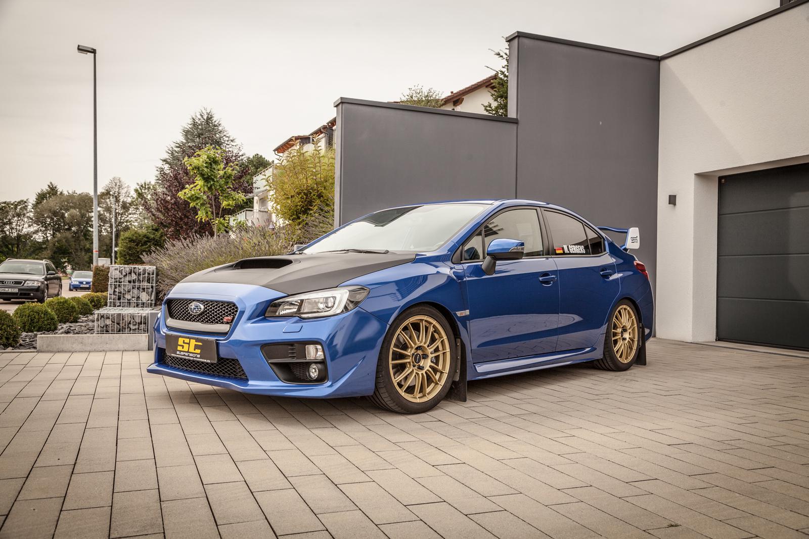 ST Coilovers ST XTA galvanized steel (adjustable damping with top mounts) SUBARU WRX Saloon (GJ) 07/2011-