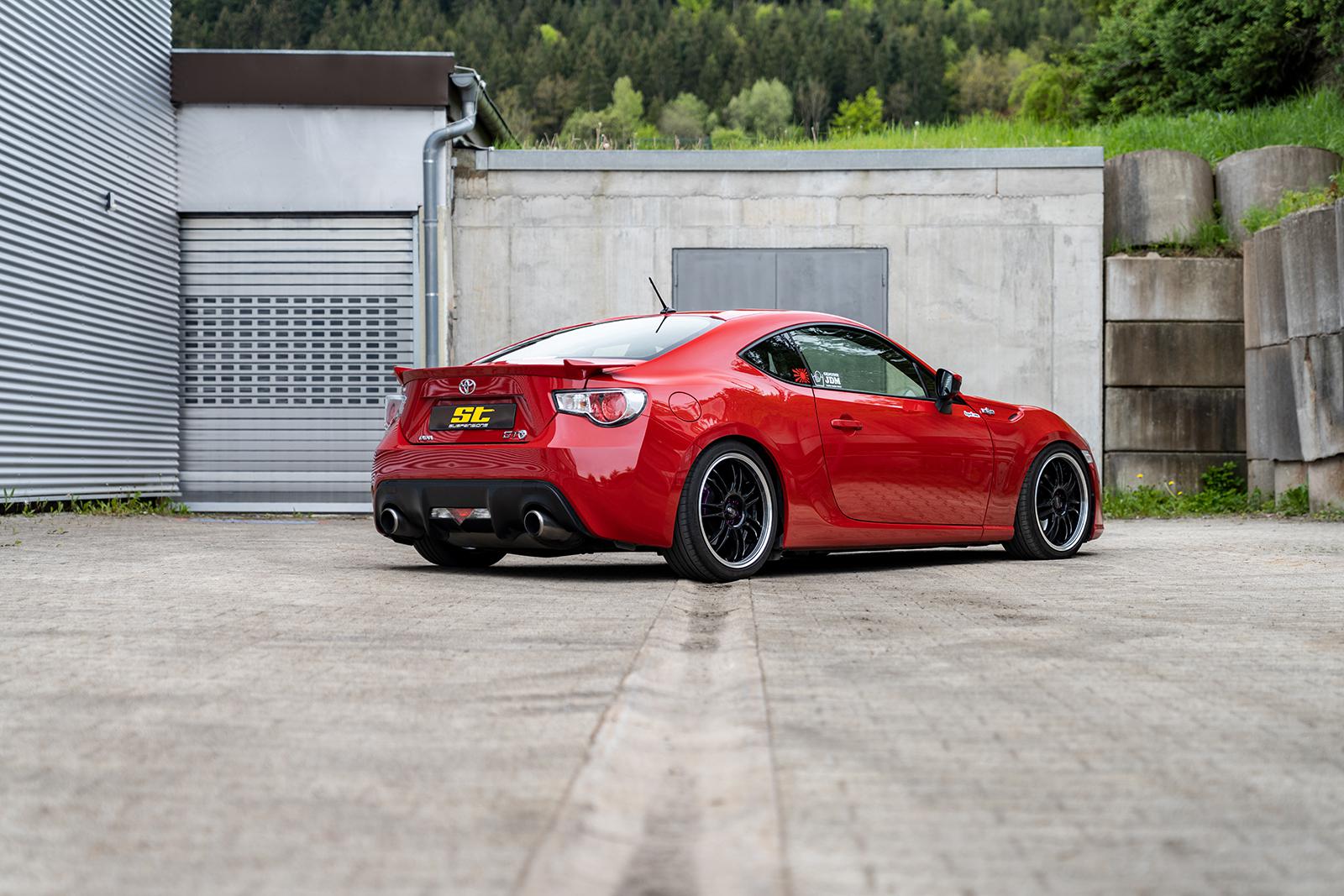 ST Coilovers ST XTA galvanized steel (adjustable damping with top mounts) SUBARU BRZ 06/2012-