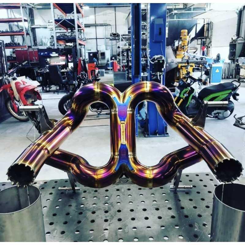 Redstar Stainless Steel High Frequency Exhaust for Lamborghini Aventador SVJ