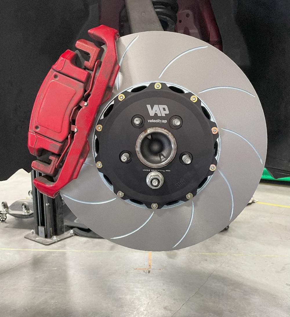 VelocityAP Jaguar F-Type R, SVR & V6S Lightweight 2-Piece Front Rotors (Pair)