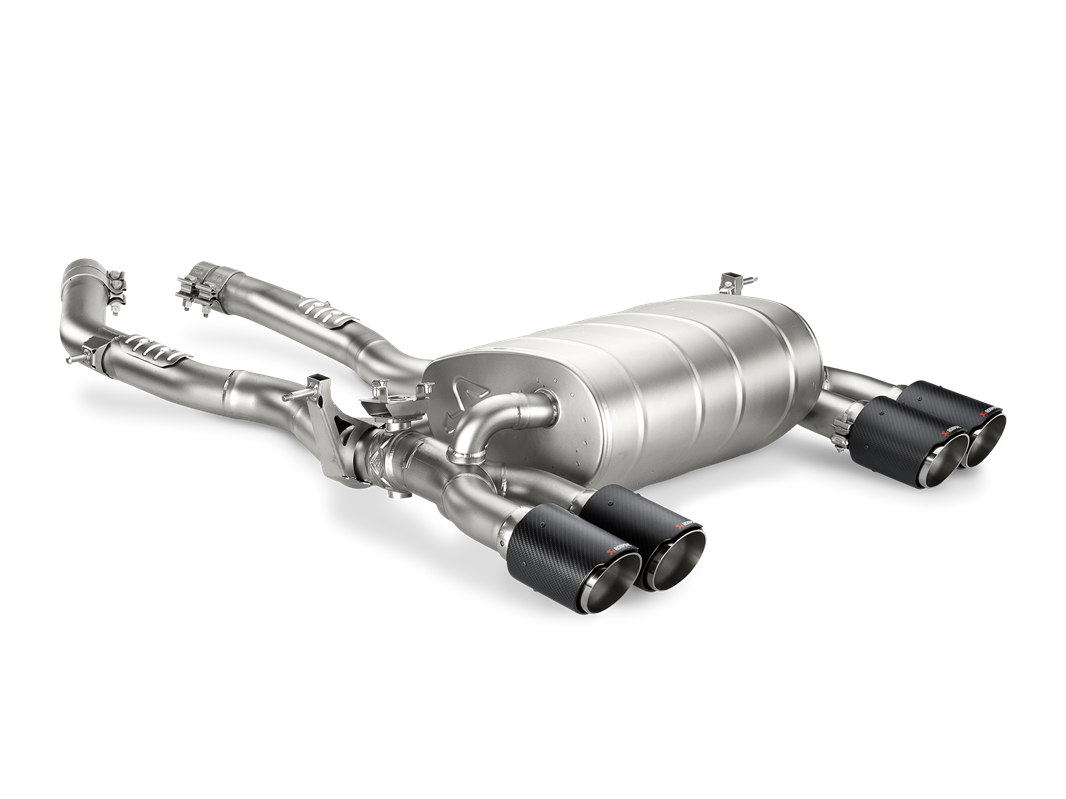 Akrapovic Slip-On Line (Titanium) with Titanium/Carbon Tail Pipes for BMW M3 (F80)