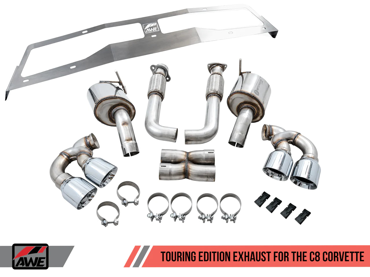 AWE Track-to-Touring Exhaust Conversion Kit for C8 Corvette
