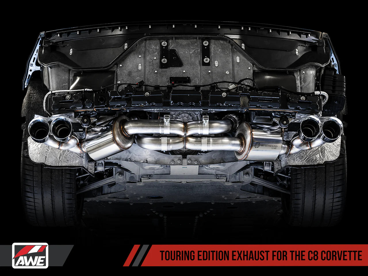 AWE Track-to-Touring Exhaust Conversion Kit for C8 Corvette