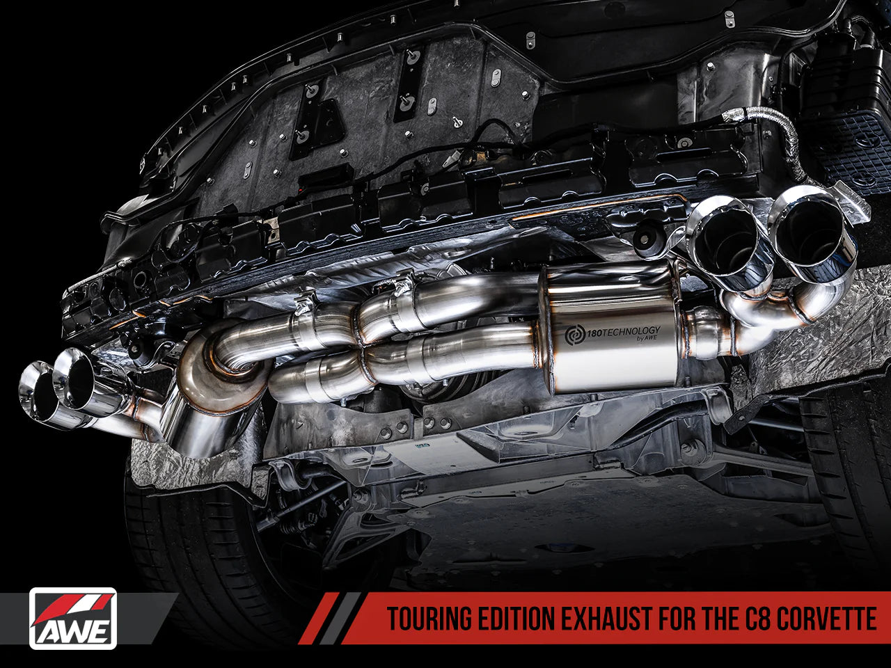 AWE Track-to-Touring Exhaust Conversion Kit for C8 Corvette