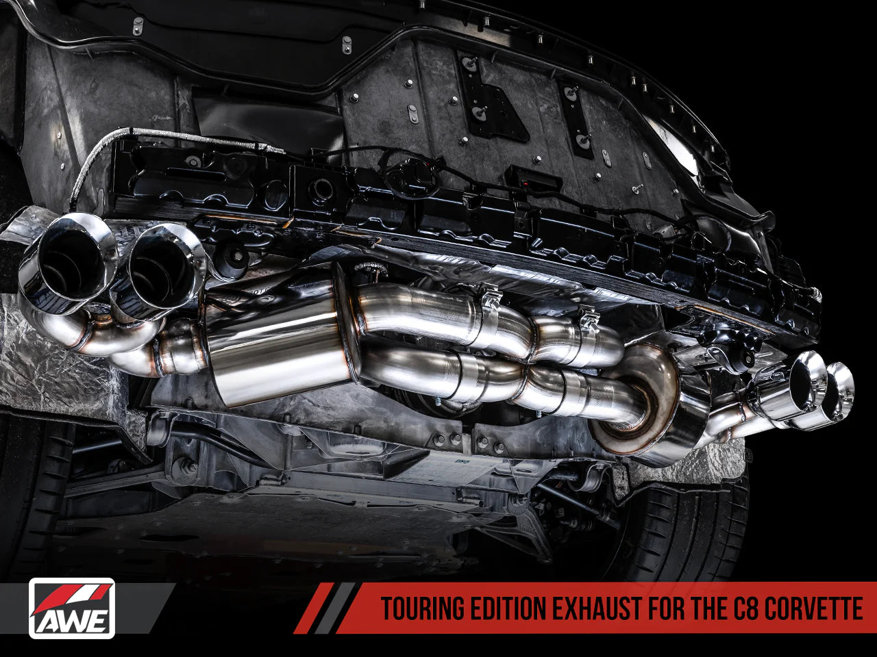 AWE Track-to-Touring Exhaust Conversion Kit for C8 Corvette