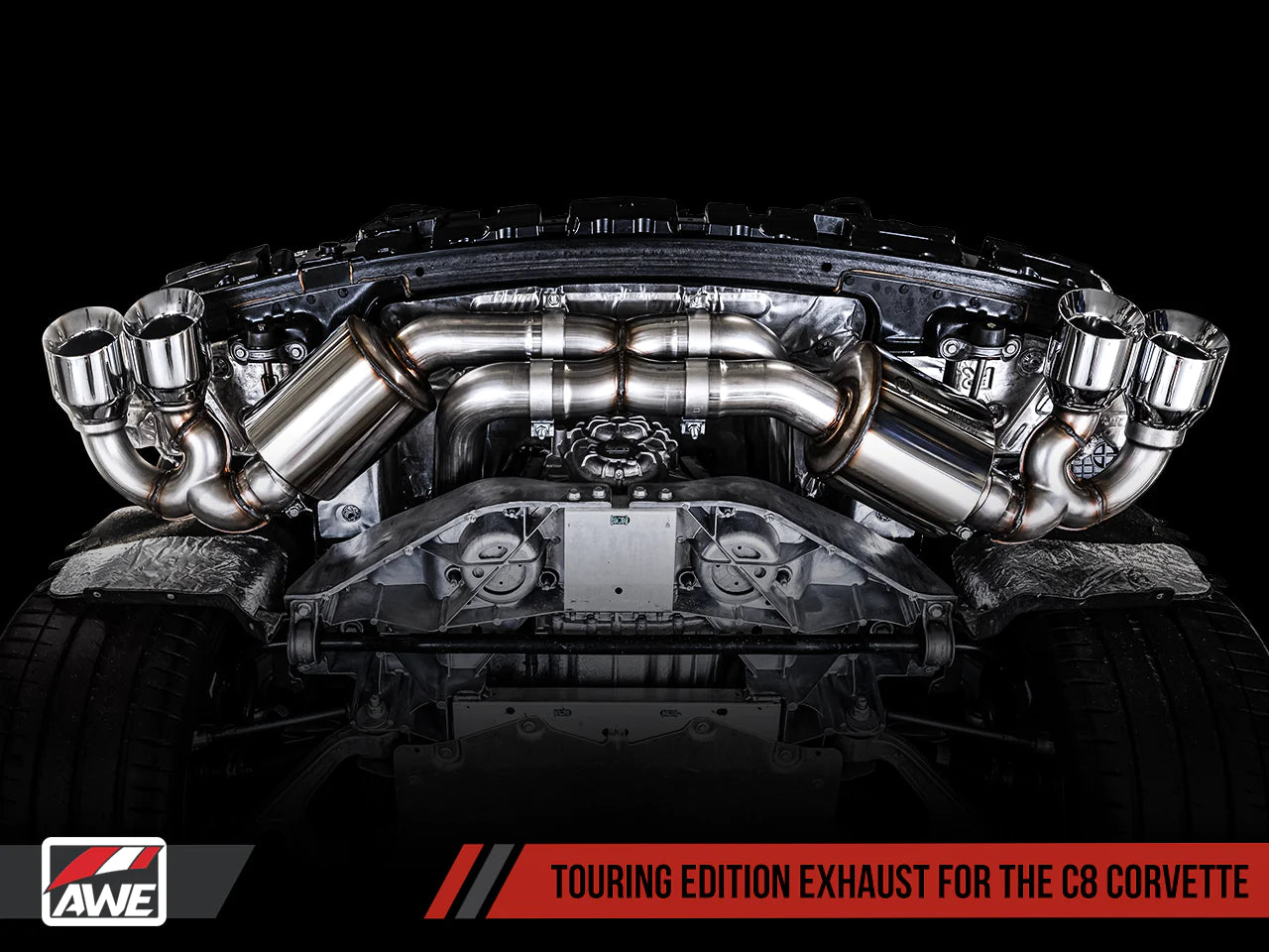 AWE Track-to-Touring Exhaust Conversion Kit for C8 Corvette