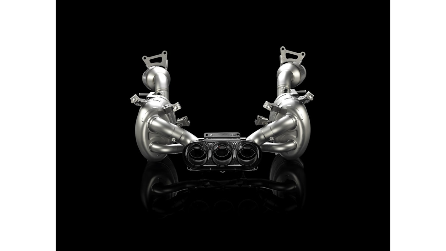 Akrapovic Link Pipe Set (Titanium) For Ferrari 458 Italia/458 Spider 2013
