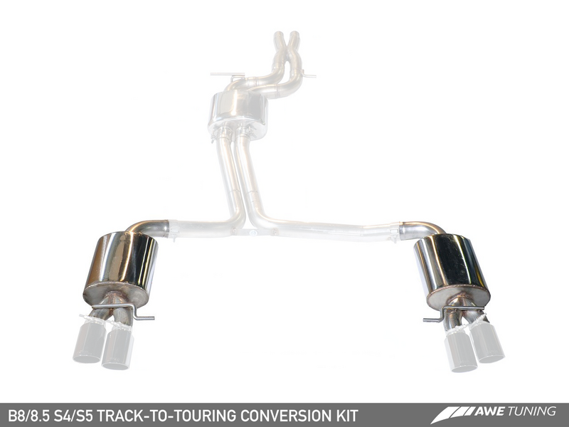 AWE TOURING EDITION Exhaust AND DOWNPIPE SYSTEMS FOR AUDI B8 S4