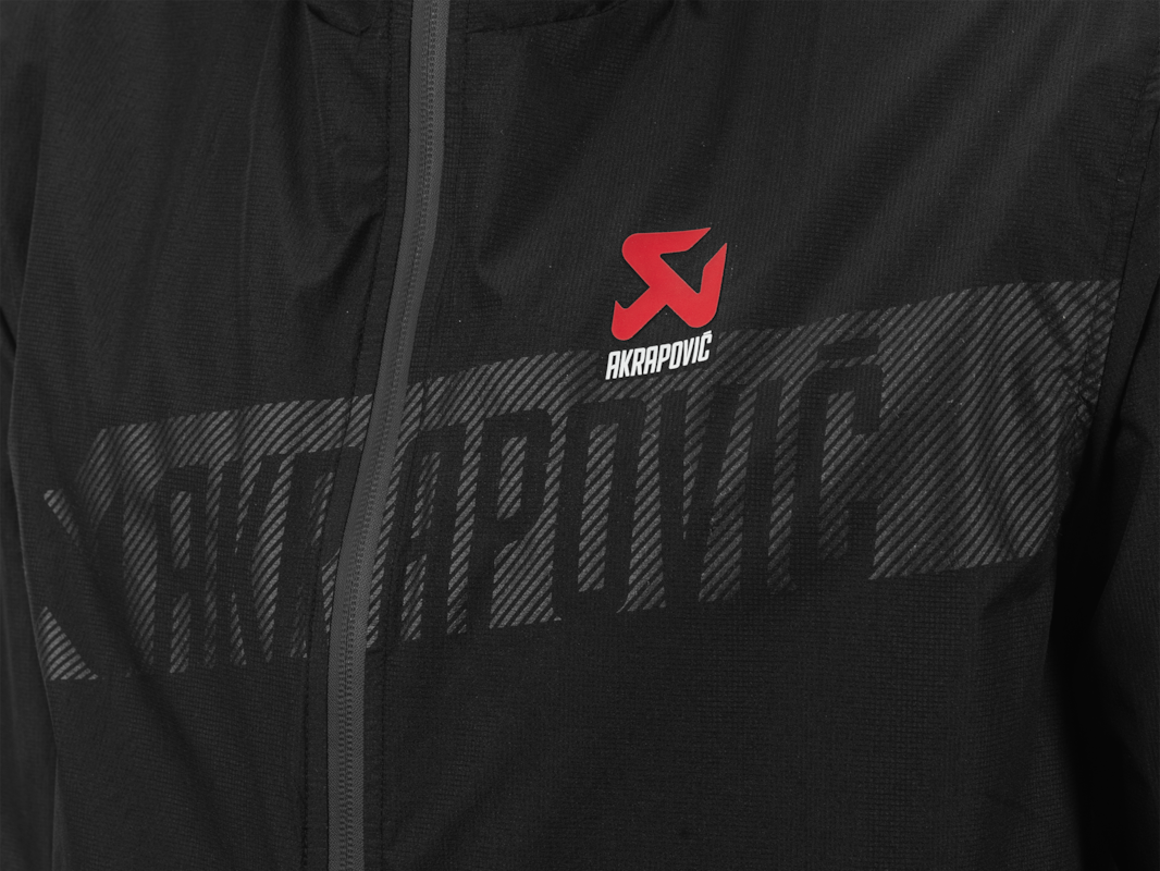 Akrapovic Mens Corpo Windbreaker - Black 3XL