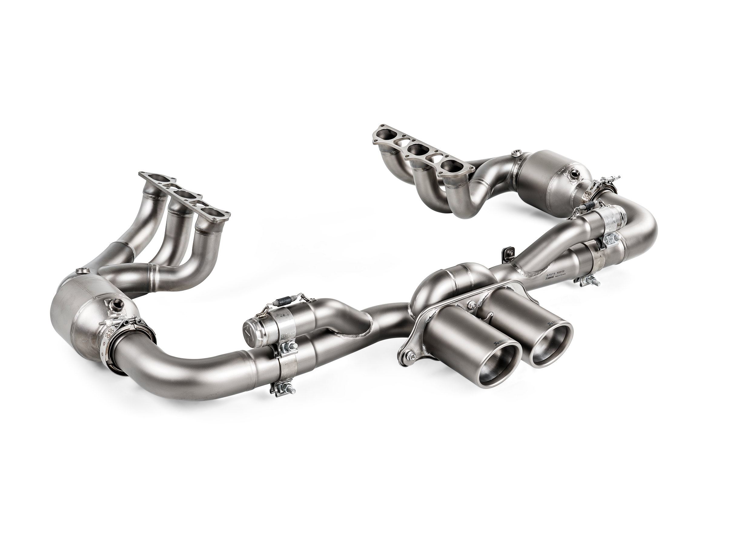 Akrapovic Porsche 991.2 GT3 Evolution Race Header Set (Titanium)