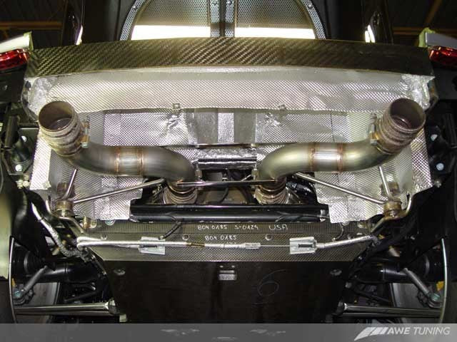 AWE PERFORMANCE STRAIGHT PIPE KIT FOR PORSCHE CARRERA GT
