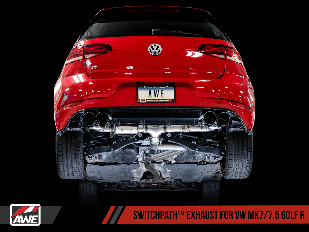 AWE PERFORMANCE Exhaust Suite FOR MK7 GOLF R