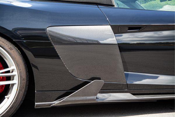 Capristo Carbon Fibre Side Fins To Suit Audi R8 4S PA (Post-Facelift) - 02AU00810012KG