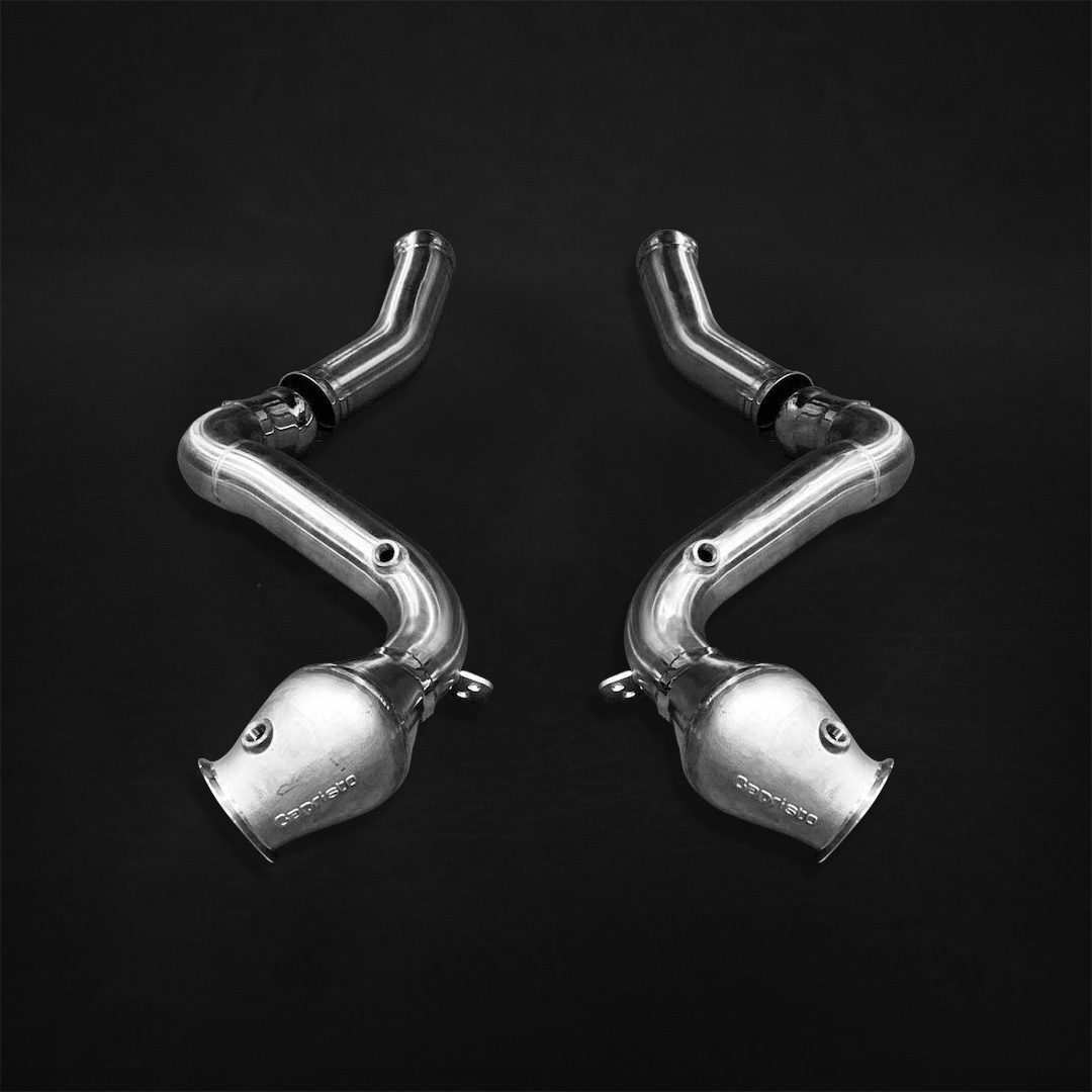 Capristo Catalytic Converters To Suit Mercedes C63 4.0 V8 (2015-Current) BiTurbo - 02MB02003025