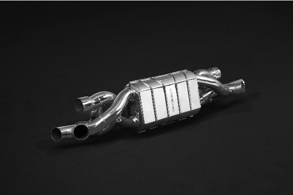 Capristo Exhaust System To Suit Porsche 991.1 and 991.2 Turbo/Turbo S - Valved Exhaust Muffler (with CES-3 Remote) - 02PO03903001