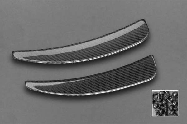 Capristo Carbon Fibre Front Fins To Suit Audi R8 V10 PLUS (2015-) - 03AU00810006KG