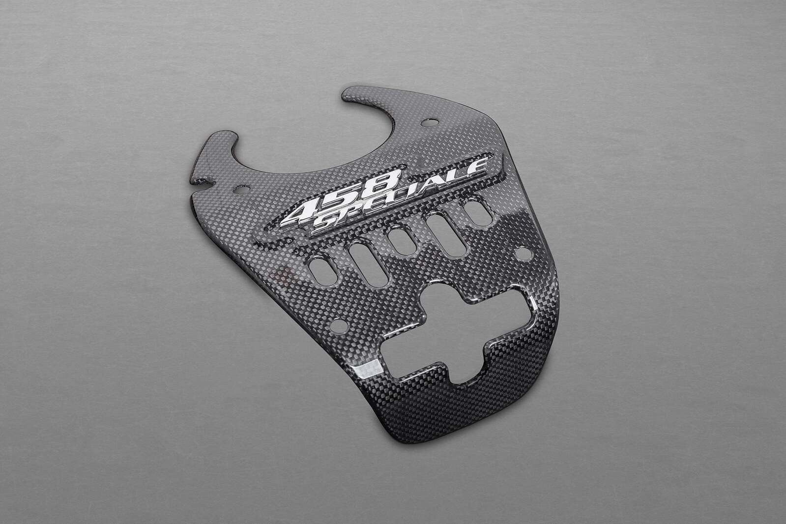 Capristo Carbon Fibre Lock Cover To Suit Ferrari 458 Speciale - 03FE004100101LG