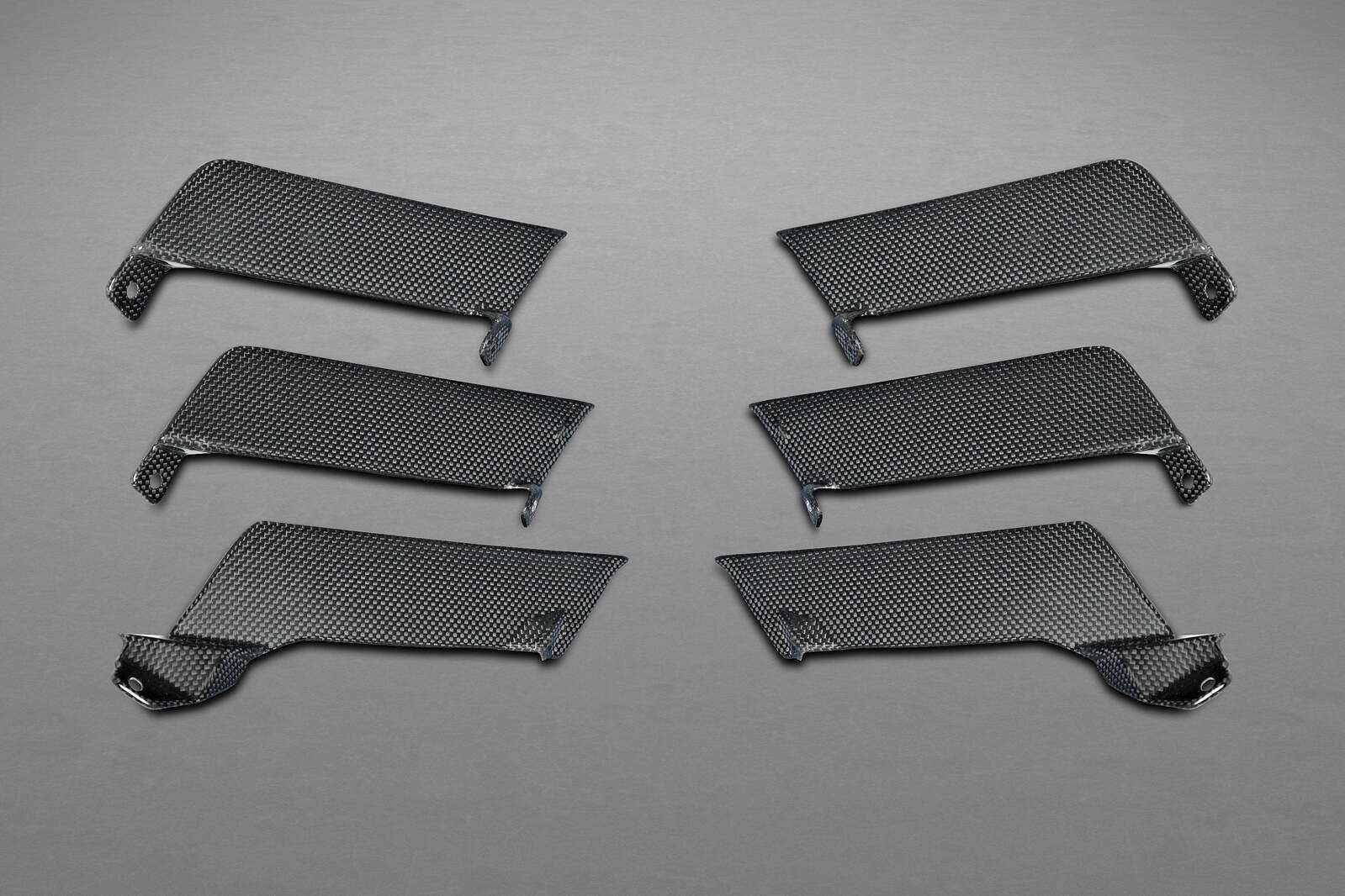 Capristo Carbon Fibre Air Outlet Ribs To Suit Ferrari 458 Speciale - 03FE00410015LG