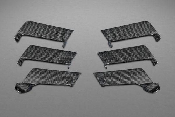 Capristo Carbon Fibre Air Outlet Ribs To Suit Ferrari 458 Speciale - 03FE00410015LM