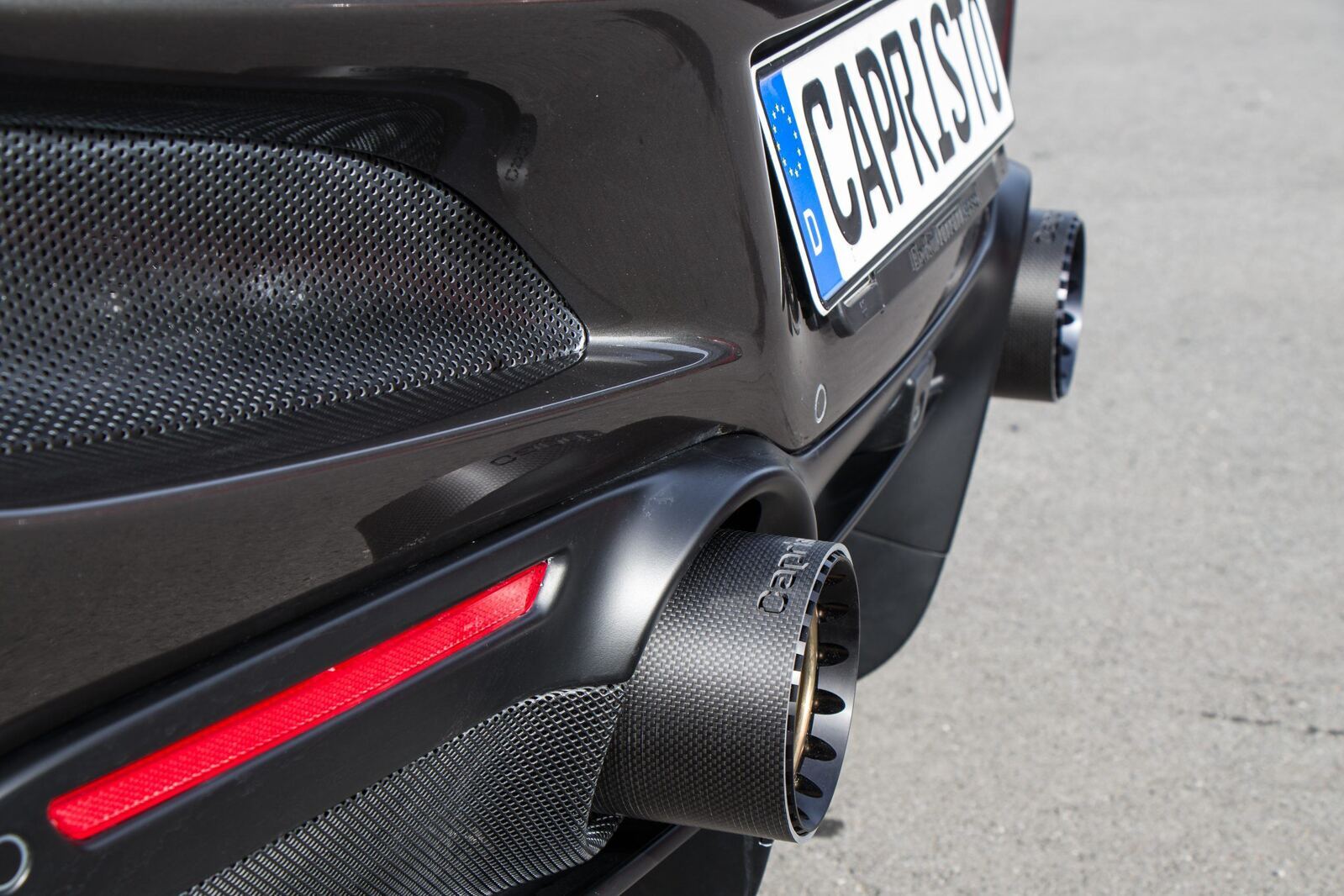 Capristo Carbon Fibre Tailipes To Suit Ferrari F8 - 03FE12310014