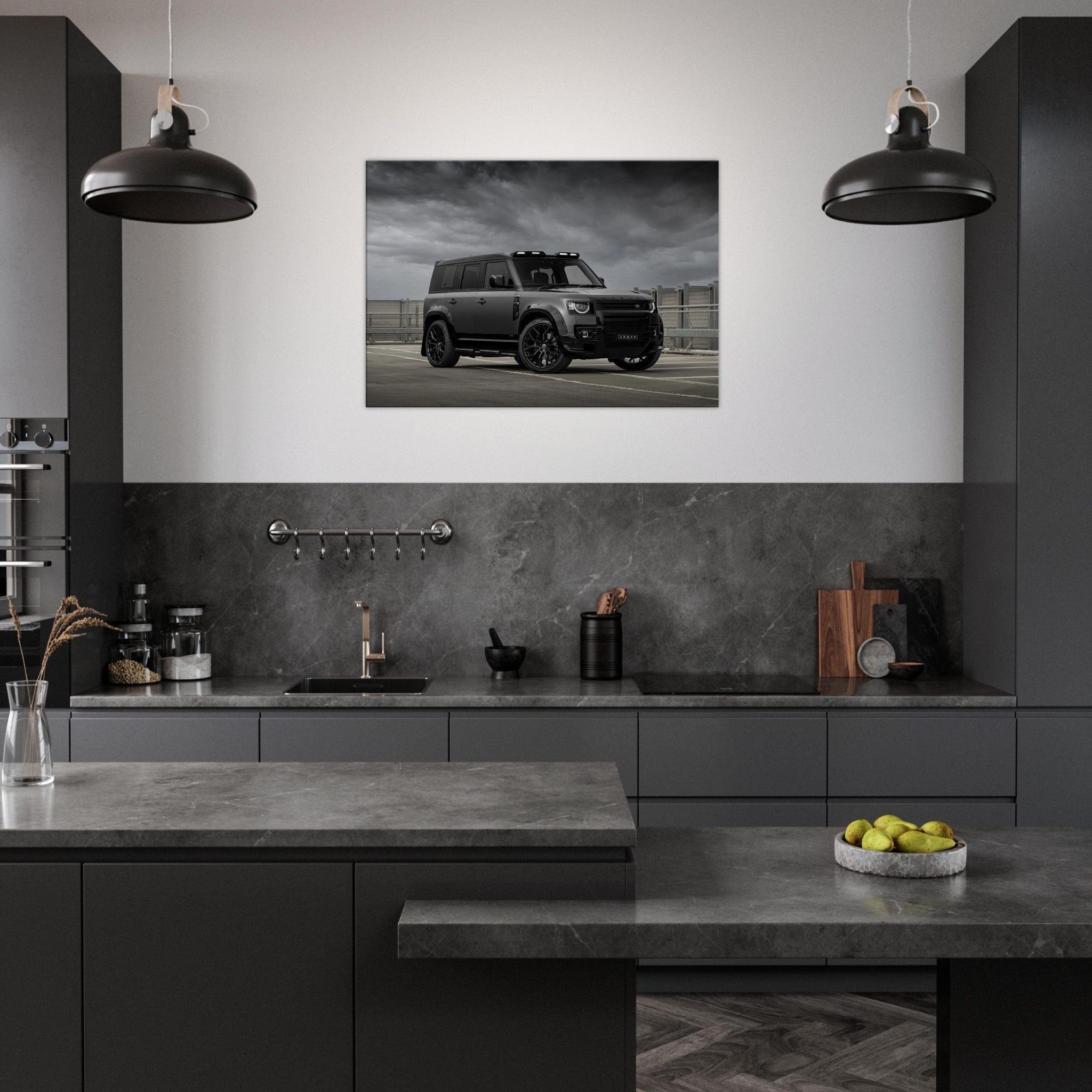 Premium Canvas Print - Urban Defender V8 Widetrack