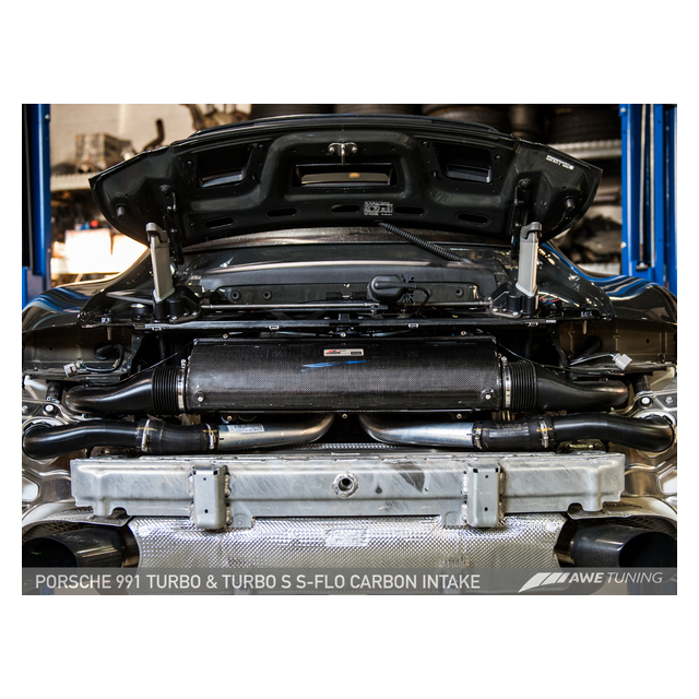 AWE S-FLO Carbon Intake for Porsche 991 Turbo and Turbo S