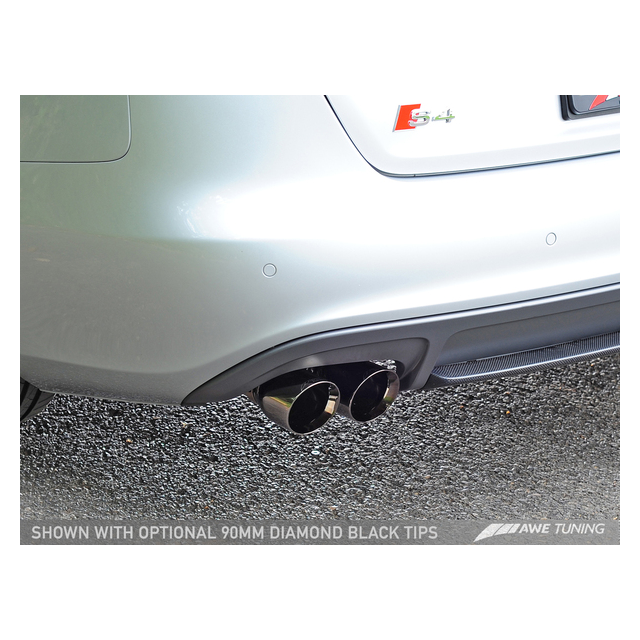 AWE Non-Resonated Downpipes for Audi 3.0T