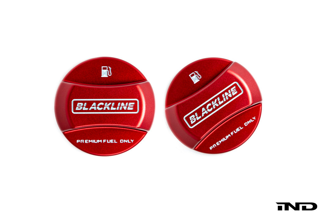 Goldenwrench Blackline Performance BMW M Car Series Fuel Cap Cover - Edition Red