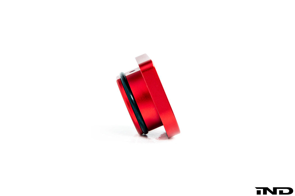 Goldenwrench Blackline Performance BMW M Car G-Chassis Washer Fluid Cap - Edition Red