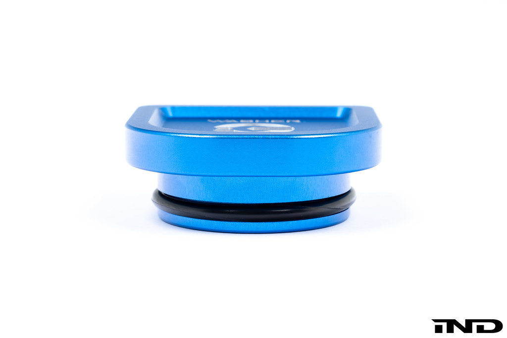 Goldenwrench Blackline Performance BMW M Car G-Chassis Washer Fluid Cap - Motorsport Blue
