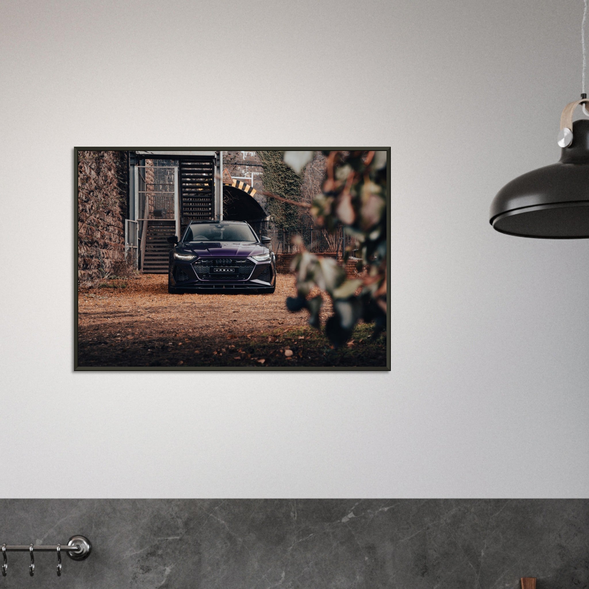 Premium Matte Paper Metal Framed Poster - Urban RS6 Merlin Purple