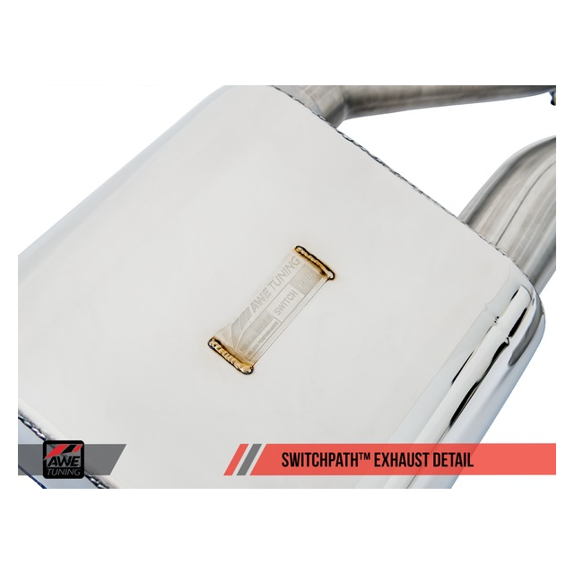 AWE Quad Tip Marking Template for BMW F3X 328i/428i Non-M Sport