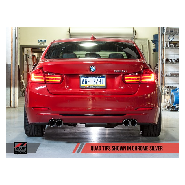 AWE Quad Tip Marking Template for BMW F3X 328i M Sport