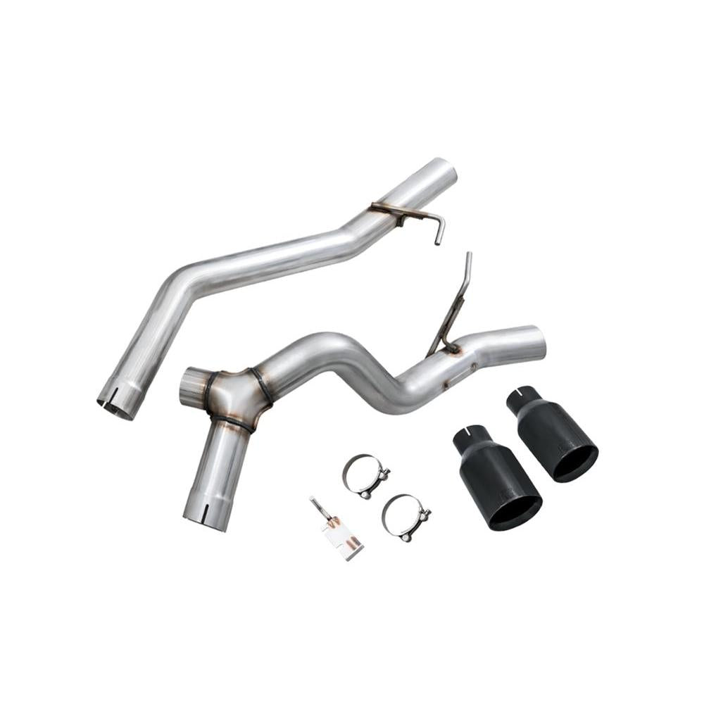AWE Trail-to-Tread Conversion Kit (Dual Exhaust) for Jeep JT 3.6L - Diamond Black Tips