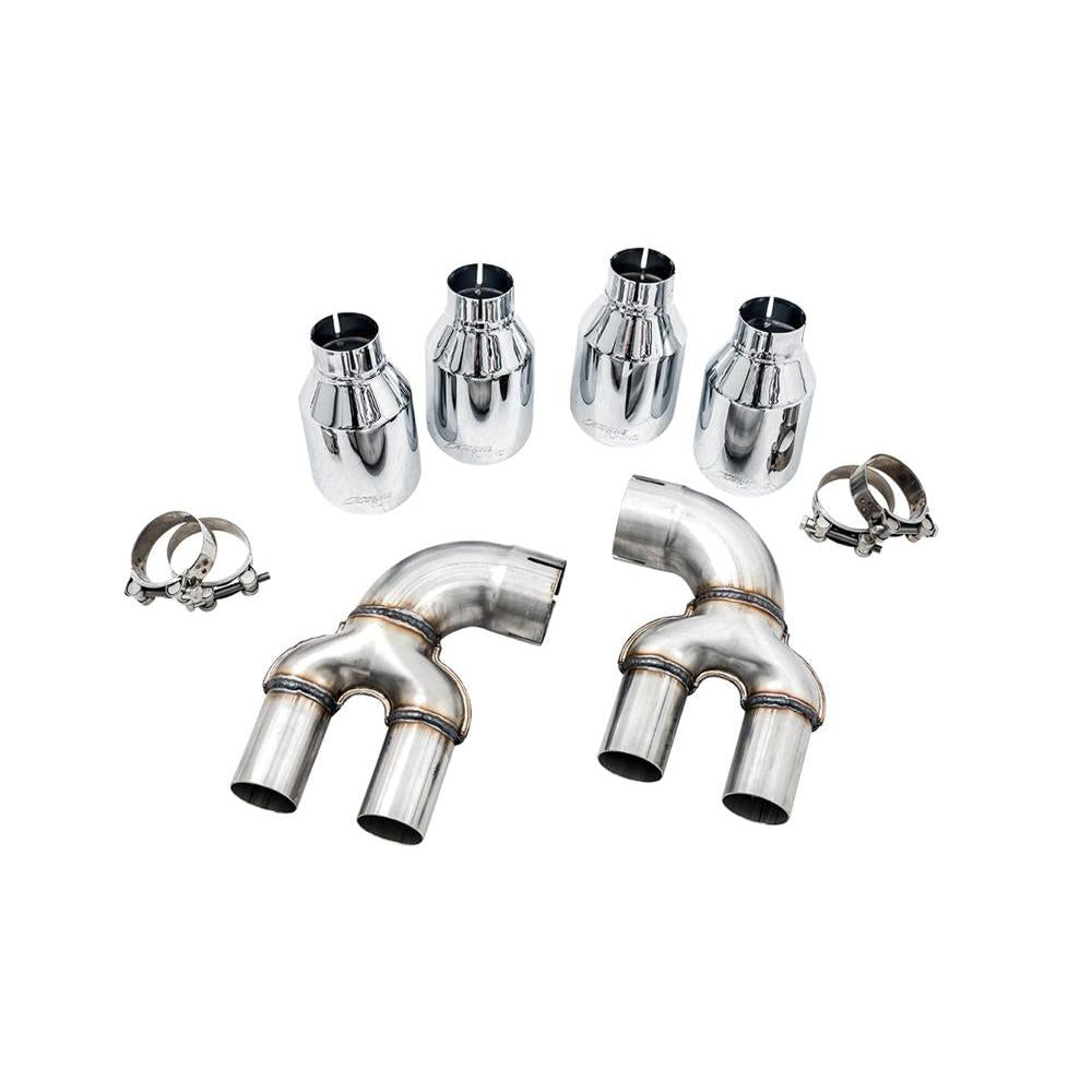 AWE OE-to-Quad Tip Conversion Kit for G2X M340i / M440i - Chrome Silver Tips