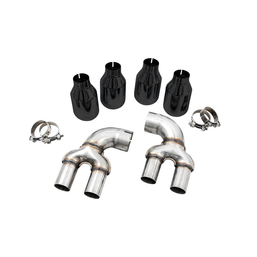 AWE OE-to-Quad Tip Conversion Kit for G2X M340i / M440i - Diamond Black Tips