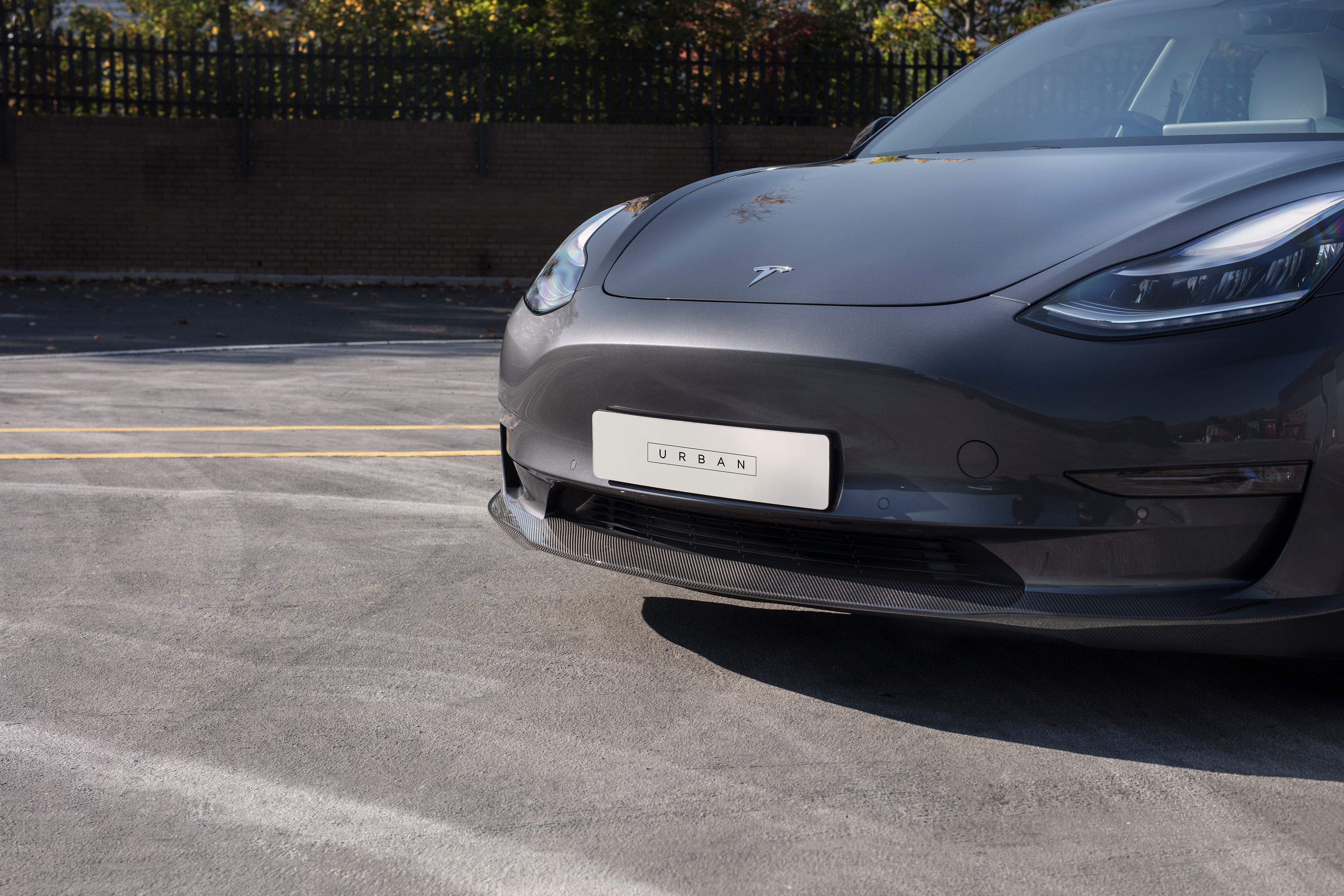 Urban Carbon Front Splitter for Tesla Model 3