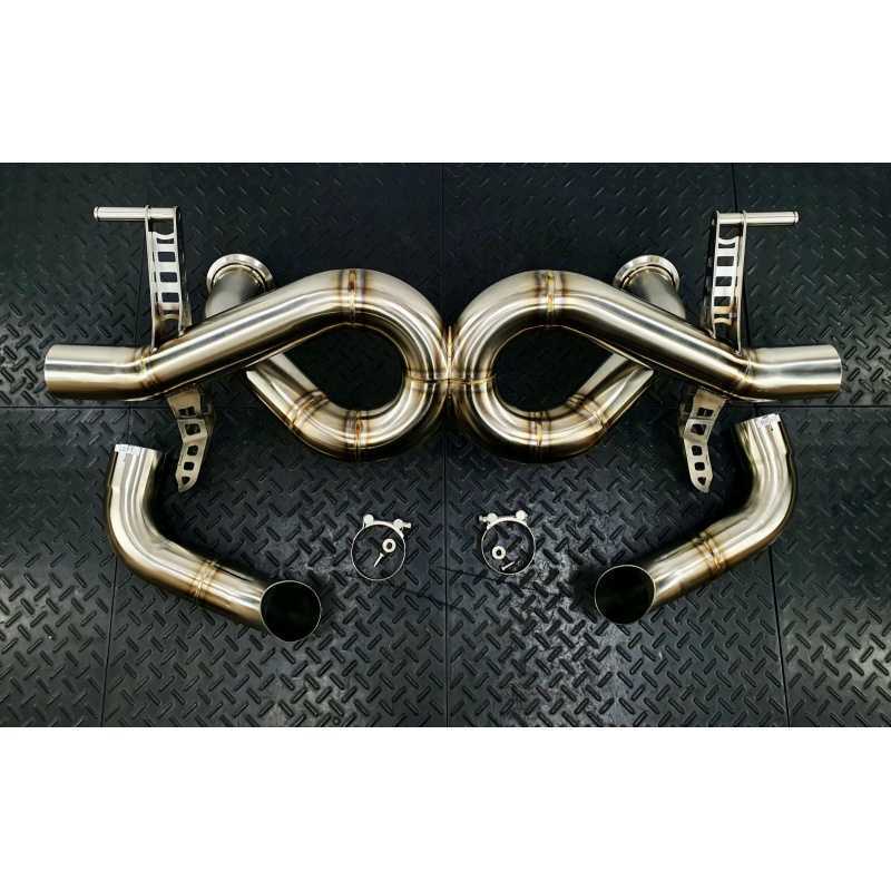 Stainless Steel (Heat Shielded) Exhaust - Audi R8 V10 2020+