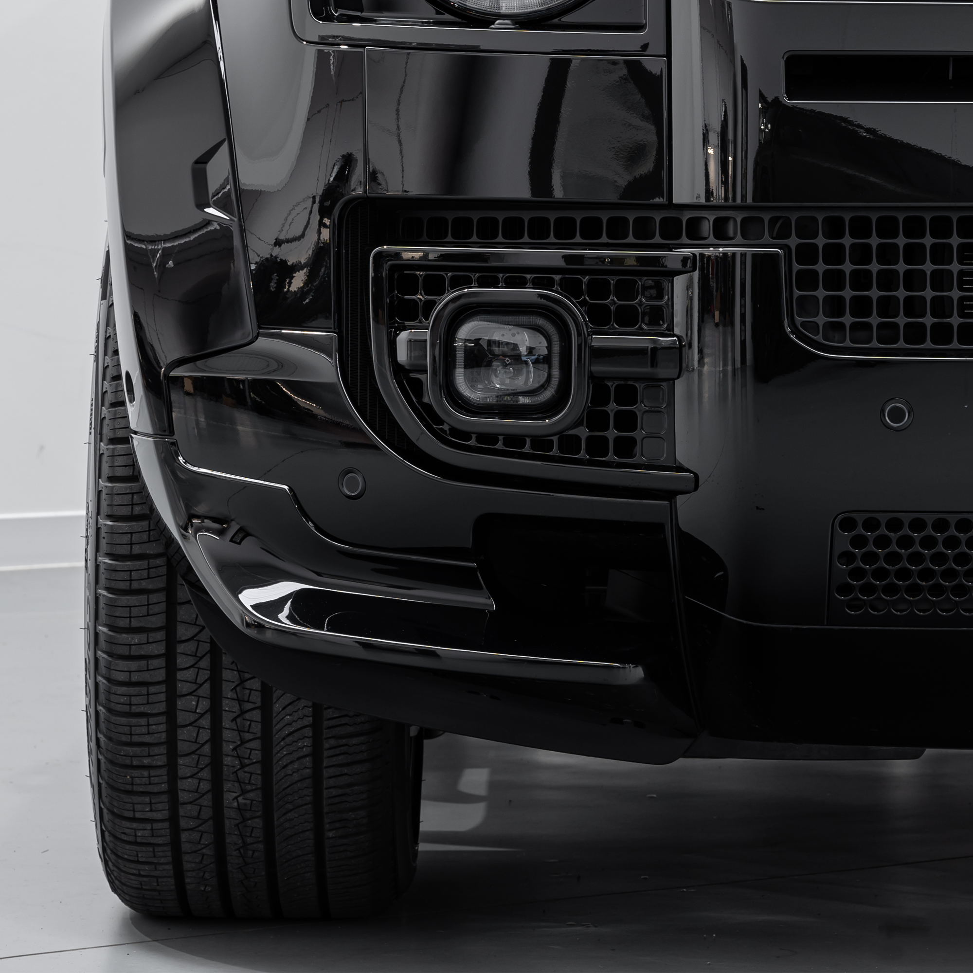 Urban Front Square DRL Intakes - High Power LED for New Defender (Pair)